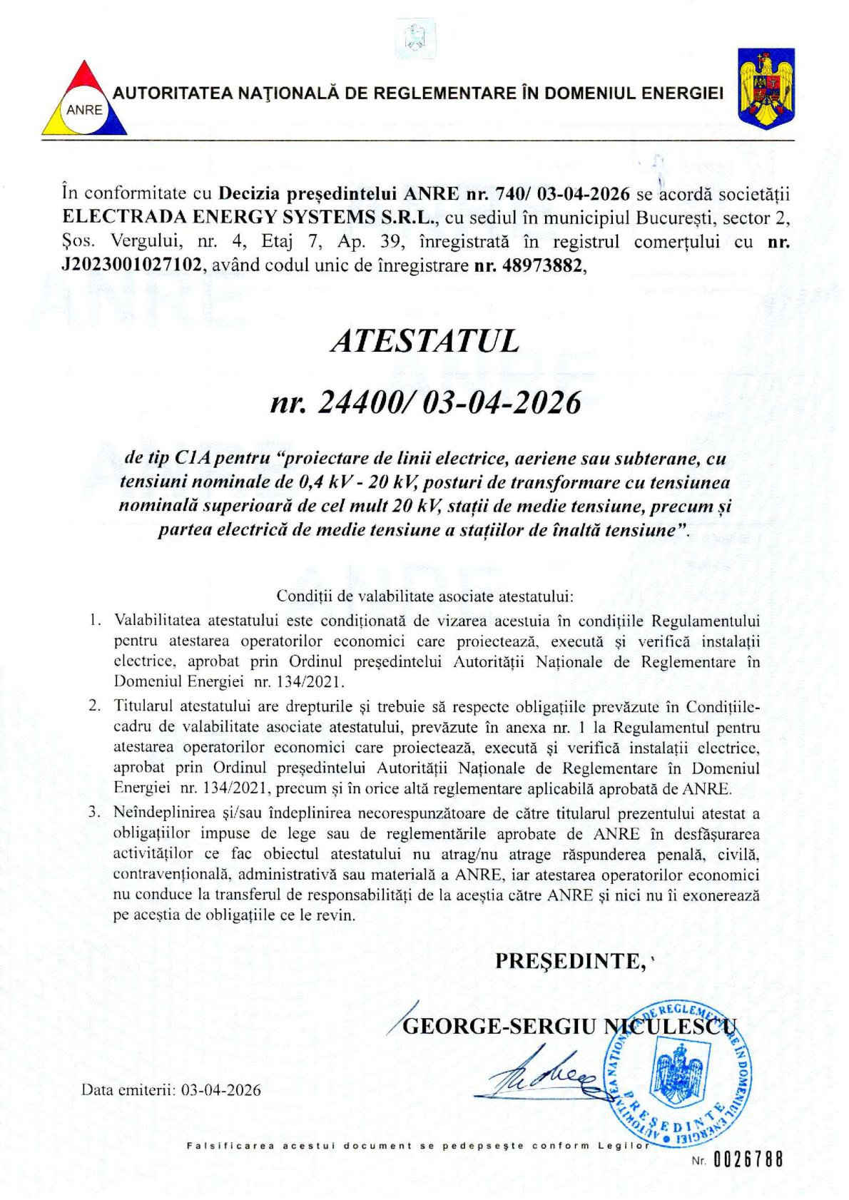 Atestat ANRE C1A pagina 1