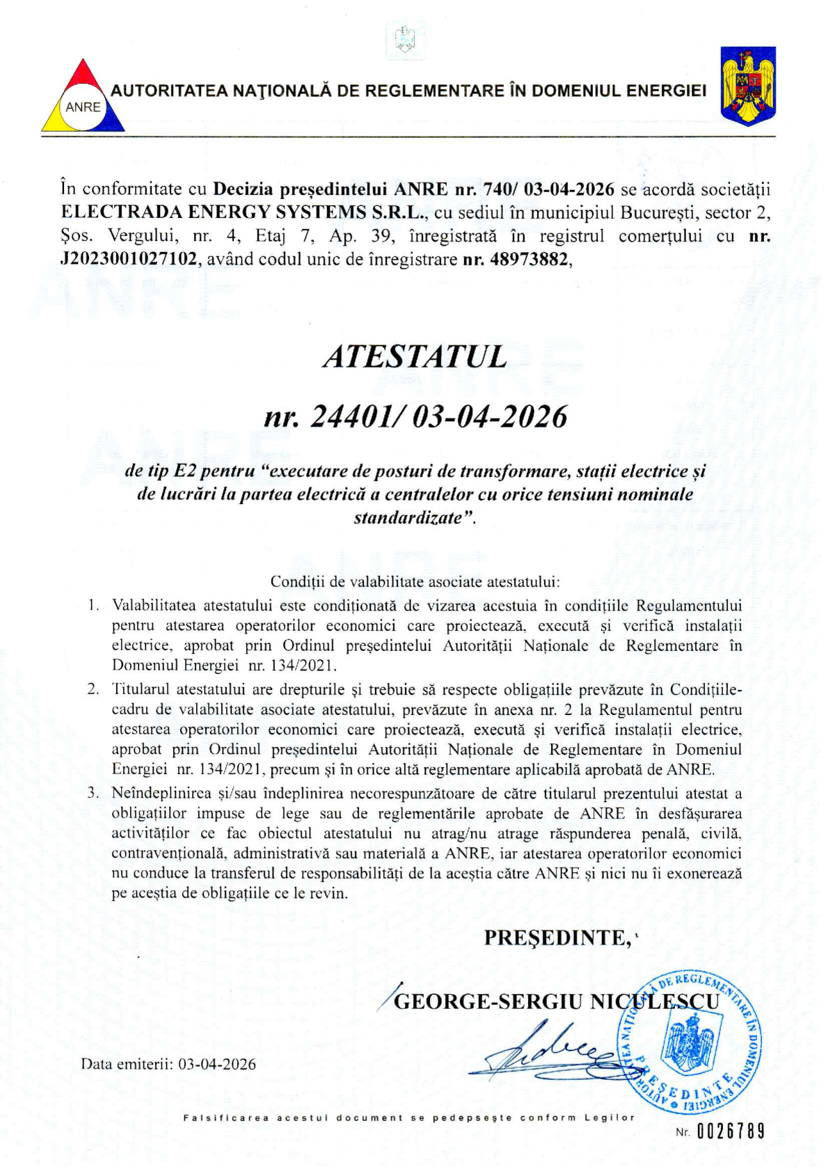 Atestat ANRE E2 pagina 1