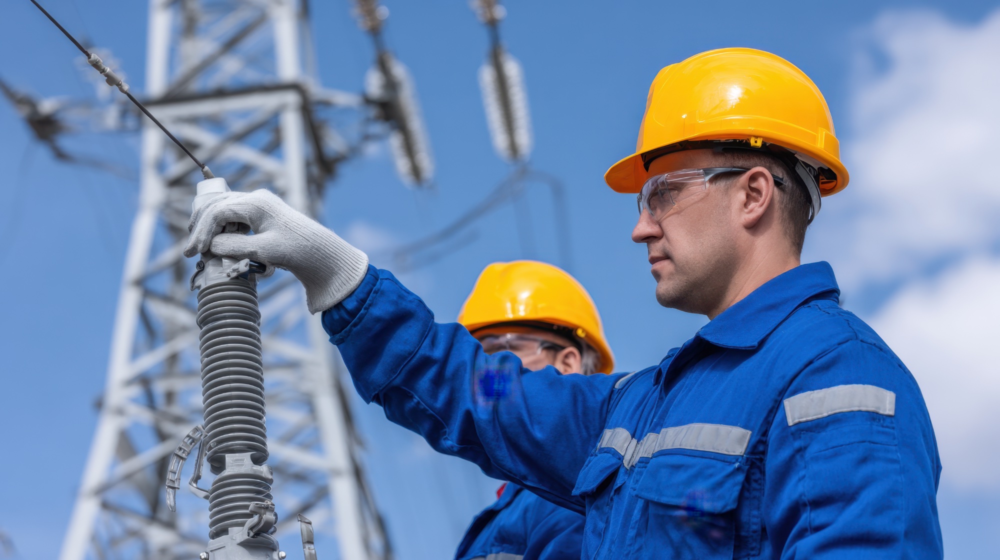 Electricieni la instalatie de inalta tensiune